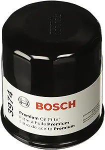 BOSCH 3974 Premium Oil Filter with FILTECH Filtration Technology - Compatible with Select Subaru Ascent, Baja, Crosstrek, Forester, Impreza, Legacy, Outback, WRX STI
