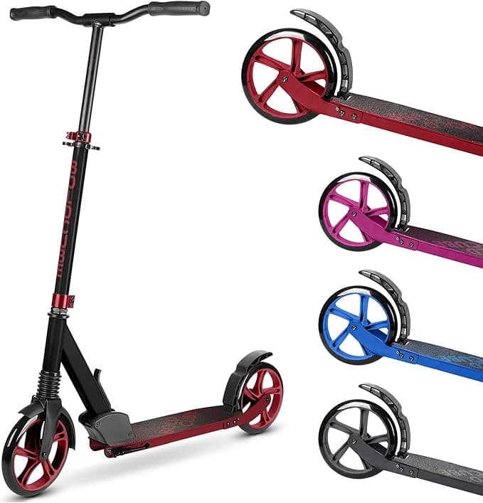 Big 2 Wheeler | Scooter for Kids &amp; Teens Ages 7+ Years | Play &amp; Commute | Front Suspension Fit with 200MM Wheels | Height Adjustable 86 to 111 cm