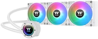 Thermaltake TH360 V2 ARGB Sync/AlO Liquid Cooler/Fan 120mm*3/PWM 500~2000 RPM/Mirror Waterblock/MB ARGB Sync Control/White, CL-W365-PL12SW-A