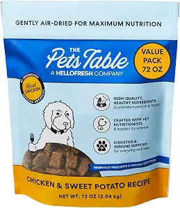 The Pets Table Air Dried Dog Food, Chicken & Sweet Potato, 4.5 lb (72 Oz)