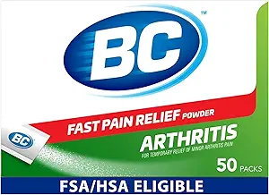 BC Pain Relief Powder, Arthritis Pain, 50 ct (Pack of 1)