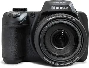 KODAK PIXPRO AZ528 16MP Digital Camera, 52x Optical Zoom, Wi-Fi, Black