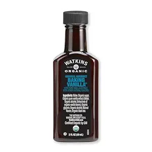 Watkins Organic Original Gourmet Baking Vanilla, with Pure Vanilla Extract, 2 oz. Bottle, 1-Pack