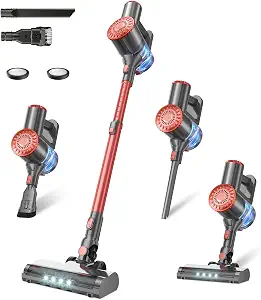 Tipdiy Cordless Vacuum Cleaner with 45KPA 45Mins for Hard Floor & Carpet