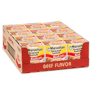 Maruchan Instant Lunch Beef, 2.25 Oz, Pack of 12