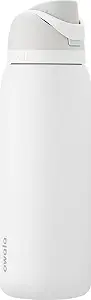 Owala FreeSip Stainless Steel Water Bottle 40 oz Shy Marshmallow