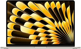 Apple 2026 MacBook Air 15-inch Laptop with M5 chip: Built for AI, 15.3-inch Liquid Retina Display, 16GB Unified Memory, 512GB SSD, 12MP Center Stage Camera, Touch ID, Wi-Fi 7; Starlight