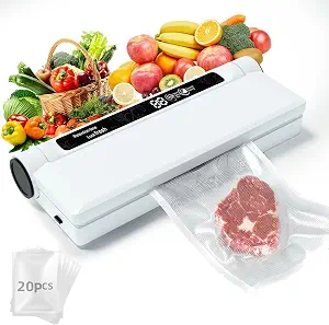 Compact Vacuum Sealer for Food, 75Kpa Food Sealer Machine