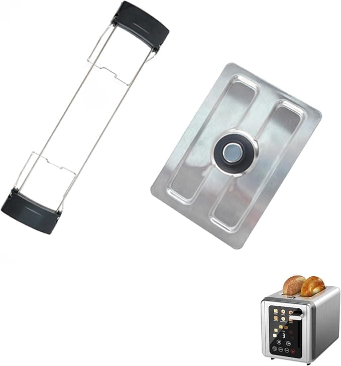 2 Slice Toaster with Touch Screen,KST075 Dust Cover,Extra Wide Slots for Bagel/Thick Bread,6 Shade Settings&amp;6 Bread Types,Digital Countdown,Sound/Standby/Defrost/Reheat Functions,(No Machine)