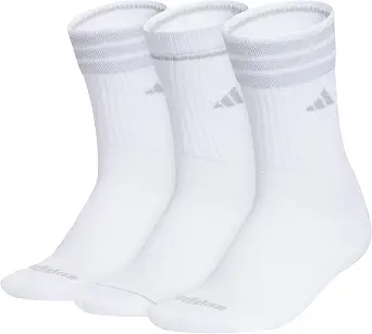 adidas Women's Cushioned 3-Stripe Socks 3 Pairs