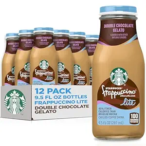 Starbucks Frappuccino Lite, Chocolate Gelato, 9.5 Fl Oz Bottles (Pack of 12)