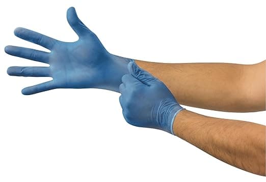 Ansell MICROFLEX V29 Exam Standard Gloves - S, Blue (Case of1000)