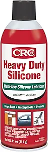 CRC Heavy Duty Silicone Lubricant, 11 Wt Oz, Clear Colorless Liquid