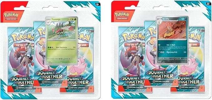 Pokemon TCG Scarlet &amp; Violet 9 Journey Together Three Booster Blister
