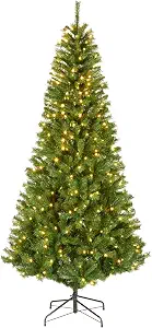 National Tree Company 7.5ft Pre-Lit Winchester Pine Slim Christmas Tree