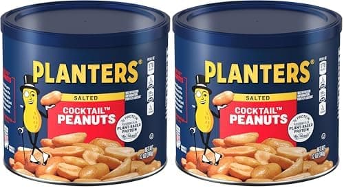 Planters Cocktail Peanuts (12 oz Jar) (Pack of 2)