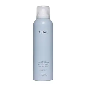OUAI Super Dry Shampoo - Volumizing Dry Shampoo - Absorbs Oil, Dirt & Sweat - Blends Seamlessly into Hair with Zero Residue & Enriched with a Long-Lasting Scent - Cape Town (4.5 oz)