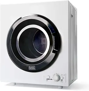 BLACK+DECKER 3.5 Cu. Ft. Portable Dryer, 13.2 lb. Capacity, 120V, BCED37