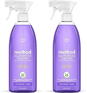 Method All-Purpose Cleaner Spray, French Lavender, Perfect for Most Counters, Tiles and More, 28 Fl Oz (Pack of 2)