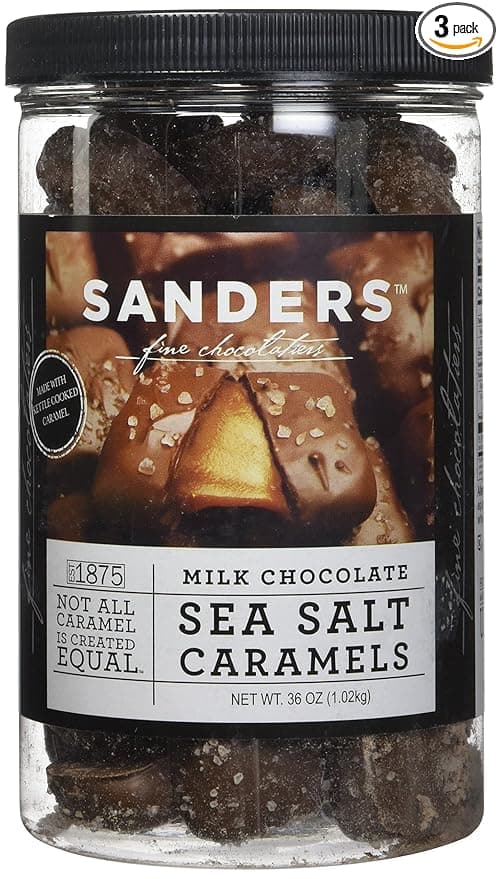 Sanders Milk Chocolate Super Value 3 Pack!!! 3 Jars!!! 108oz!!!