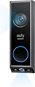 eufy Security Video Doorbell E340, 2K Full HD Dual Cameras & Head-to-Toe View, Doorbell Camera Wireless & Wired, Delivery Guard, Color Night Vision, Two-Way Talk, Motion Detection, No Monthly Fee
