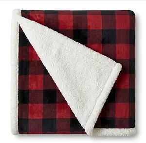 Eddie Bauer - Sherpa Reverse Throw Blanket for Bed or Couch, 50 x 60