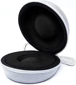 Cheopz Travel Watch Case Single Storage Box for Wristwatches & Smart Watches up to 50mm, Silver