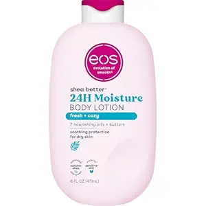 eos Natural Shea Better Body Lotion, Fresh & Cozy, 16 fl oz