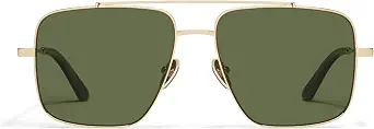 QUAY - Sunglasses for Men & Women, Round Lenses with UV Protection