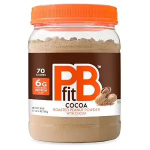 PBfit Cocoa Peanut Butter Powder 30 Oz, Peanut Spread with 6g Protein