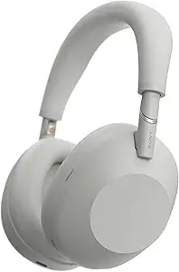 Sony WH-1000XM6 The Best Noise Cancelling Wireless Headphones, Silver