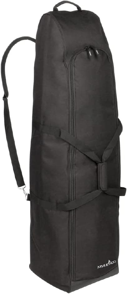 Athletico Golf Padded Travel Bag Cover and Executive Golf Shoe Bag Bundle