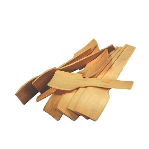 Concession Essentials 2.75&quot; Wooden Taster Spoons Square Head -Case of 3,000ct