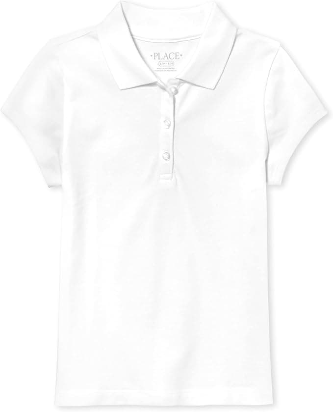 The Children&#x27;s Place Girls&#x27; Uniform Pique Polo