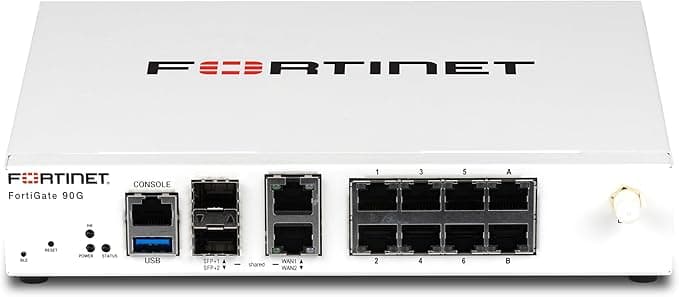 Fortinet FortiGate - 90G Next Generation Firewall (NGFW) | 8X GE RJ45, 2X 10GE RJ45/SFP+ Ports (Appliance Only, No Subscription) (FG-90G)