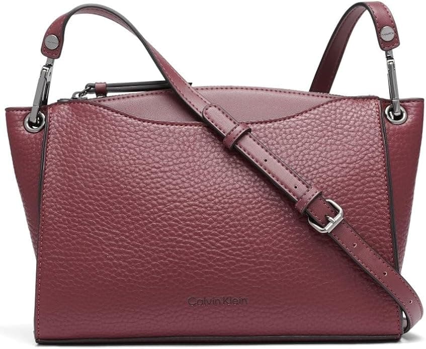 Calvin Klein Women&#x27;s Garnet Top Zip Crossbody