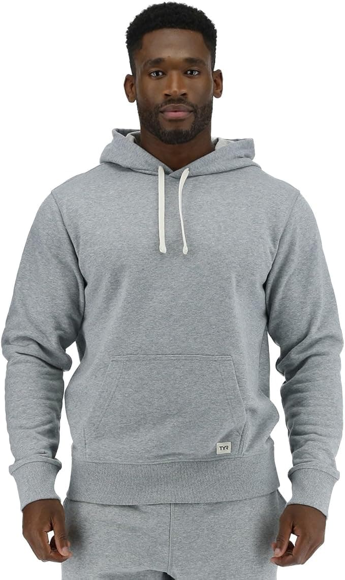 TYR Men&#x27;s Ultrasoft Heavyweight Terry Pullover Hoodie