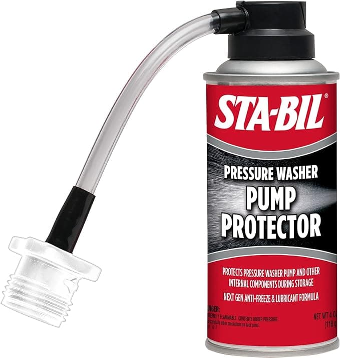 STA-BIL Pump Protector - Protects Pressure Washer Pumps and Other Internal Components During Storage, Next Gen Anti-Freeze and Lubricant Formula, 4oz (22007)