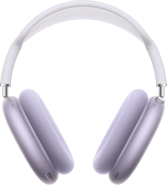Apple AirPods Max Wireless Over-Ear Headphones, Pro-Level Active Noise Cancellation, Transparency Mode, Personalized Spatial Audio, USB-C Charging, Bluetooth Headphones for iPhone - Purple